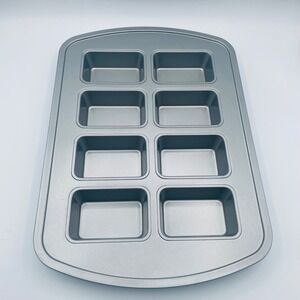 Pampered Chef Mini Loaf Baking Pan #100020 Easy Release Nonstick Even Bake EUC